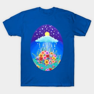 Dawn in the Happy Bee Garden T-Shirt